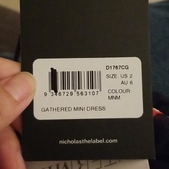 NICHOLAS Gathered Floral Print Silk Mini Dress - Picture 12 of 15